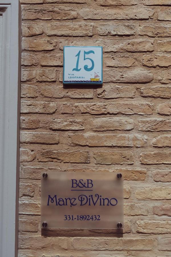 Bed and Breakfast Mare DiVino Porto Recanati Exterior foto